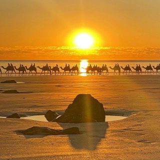 A breathtaking sunset in @visitbroome @westernaustralia #beach #camel #sunset @absoluteaustralia @broomecamelsafaris @cablebeachclub 🐫🌅🧡

#instawa #igwa #travelwa #tourismwa ##landdownunder #loveaustralia #wow_australia #amazingaustralia #seeaustralia #travelaustralia #instaaustralia #ig_australia #australiagram #exploringaustralia #aussiephotos